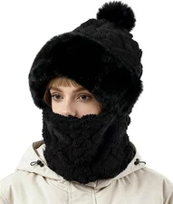 Pasamontanas Invierno Ski Hombre Mujer Forro Polar Cortaviento Mascarilla Cuello