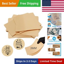3MM Tattoo Skin Practice - 12Pcs Silicone Fake Skin for Tattoo Training 7.48...
