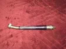 LARES # 41446964 Push Button Fiber Optic dental handpiece. Large head. Works!