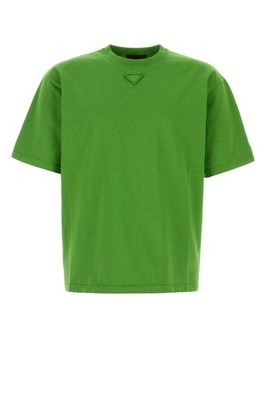 PRADA Grass Green Cotton T-shirt New & Authentic
