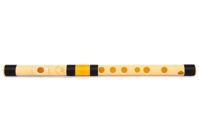 Natural Bansuri PVC Fiber A Higher Octave Flute Without Lip-Plate Instrument