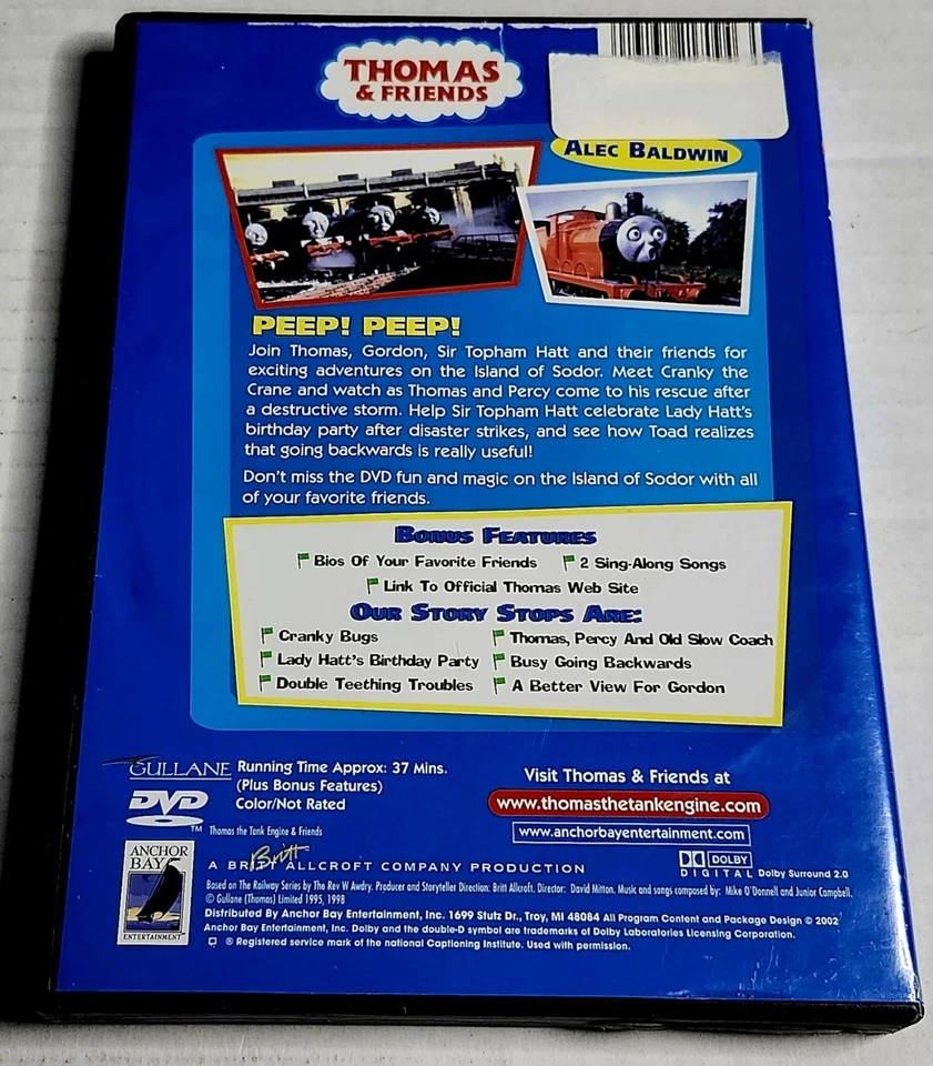 Thomas & Friends: Cranky Bugs & Other Thomas Stories (DVD, 2009) - Image 2 of 4