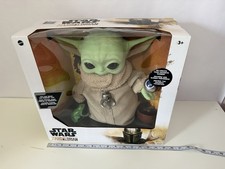 Star Wars Baby Yoda Figure Grogu Figure Plush Disney Mandalorian In Box Unopen