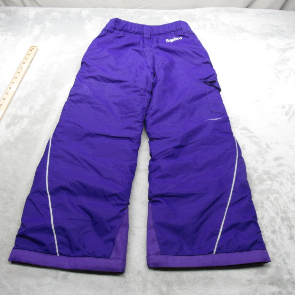 Columbia Pantalones de Nieve Juveniles Medianos Púrpura Bugaboo Omni-Calor Esquí Aislado 26x25 Foto 3 de 4