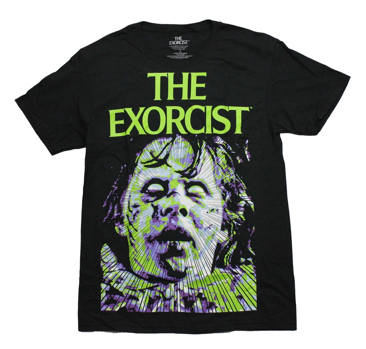 The Exorcist New Adult T-Shirt - Image of Regan Angel Image on