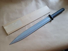 Scrap Yard Knives SYKCO Busse One Mean Gladius OMG-15, Hammered Silver, SR-101