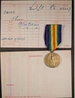 World War 1 Victory Medal Thomas Smith Durham Light Infantry (SWB - Insane)