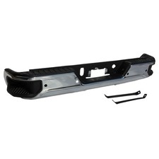 Complete Rear Bumper Assembly For 2020-2023 Sierra Silverado 2500 / 3500 Chrome