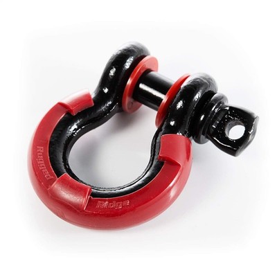 Rugged Ridge | D-Ring Isolator Kit, Red 2 Pair, 3/4 inch | 11235.61