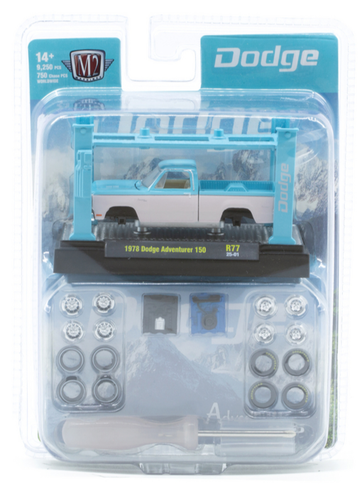 1978 Dodge Adventurer 150 M2 Machines 1:64 Scale Model Kit Release 77