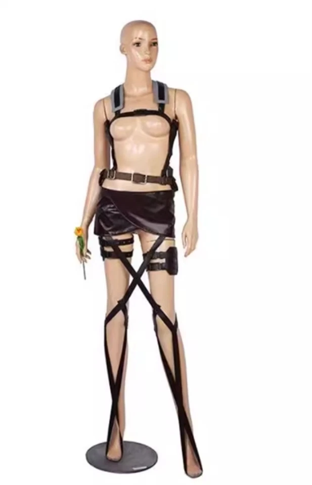 Attack On Titan Eren Jaeger Cuerpo de Investigación Nylon Uniforme Juegos con disfraces Regalos Foto 3 de 4