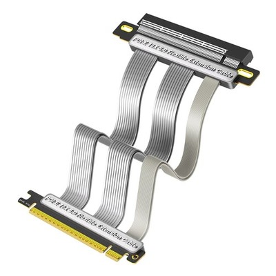 PCIe 5.0 Compatible Extension Cable Optimized Ventilation 64GB/s Transfer Gaming