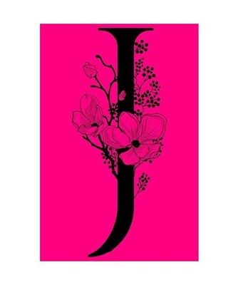 J: Monogram Initial Letter Notebook: Customized Monogrammed Gift Journal To Writ