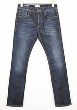 JACK & JONES Regular Fit Clark Jeans Mens W30/L34 Faded Whiskers Stretchy