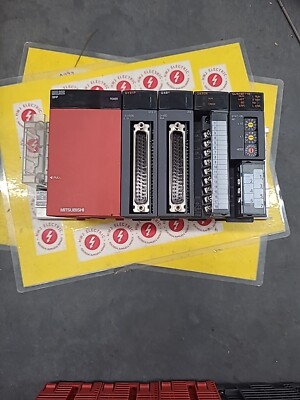 MITSUBISHI CPU MODULE, Q65B BASE UNIT, Q65B POWER SUPPLY, MELSEC