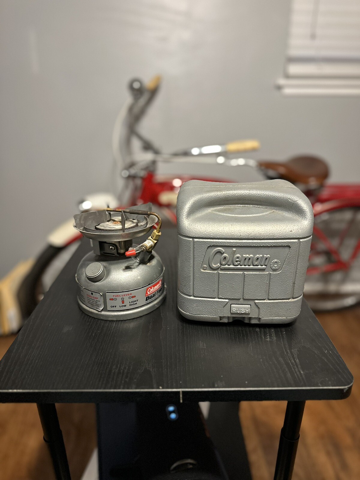 Coleman 533 Dual Fuel Single Burner Stove With Hard Case eBay