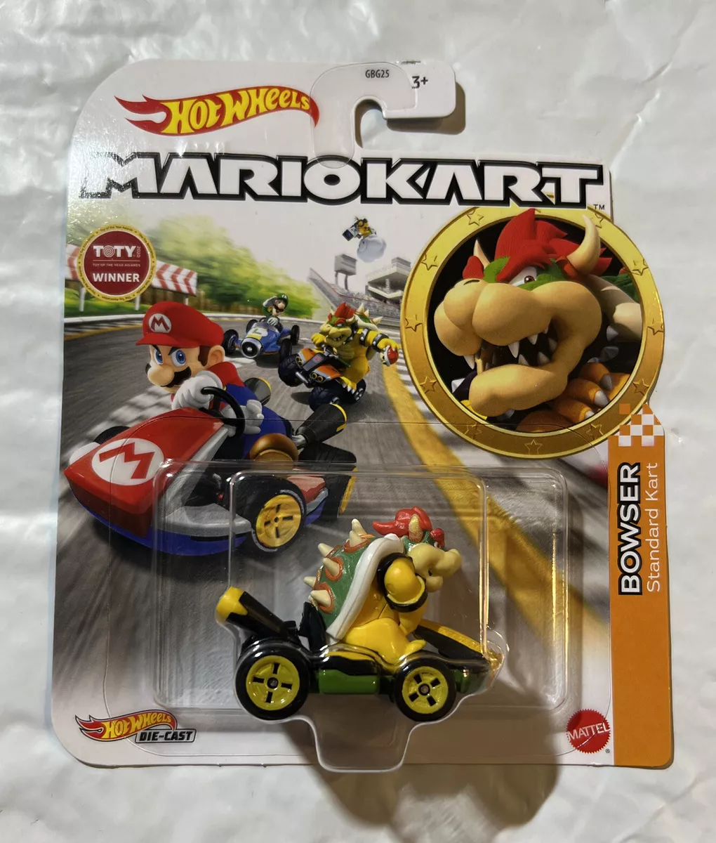 Hot Wheels Mario Kart Bowser with Standard Kart Racer