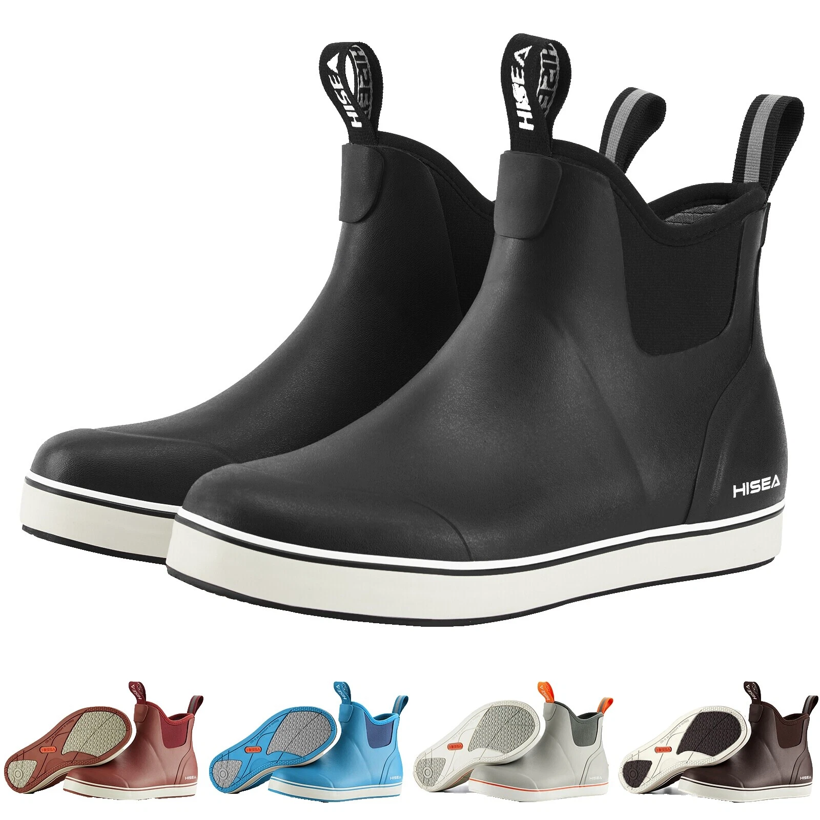 Botas de motociclista de goma para mujer