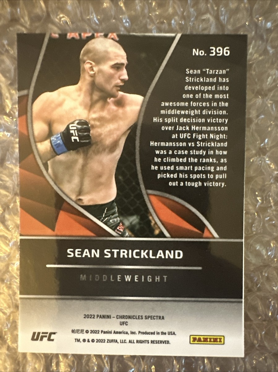 2022 Panini Chronicles UFC - Spectra Sean Strickland #396 (RC) for