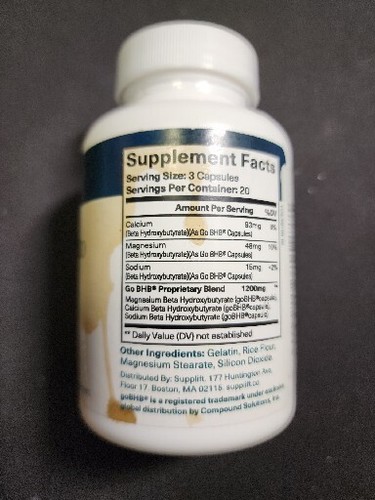 Supplift BHB Keto Salts Dietary Supplement - 60 Capsules - Picture 2 of 7