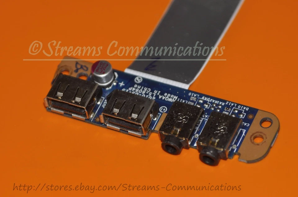 TOSHIBA Satellite A665-S6050 A665-S6081 A665-S6086 Audio USB Port Board LS-6064P - Image 3 of 4
