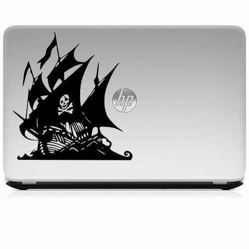 Glowing Skull Pirate Ship for Macbook Laptop Car Window Auto Vinyl Decal Sticker - Picture 7 of 7