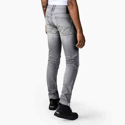 JEANS SKINNY UOMO DA MOTO REV'IT PISTON SK GRIGIO MEDIO SLAVATO