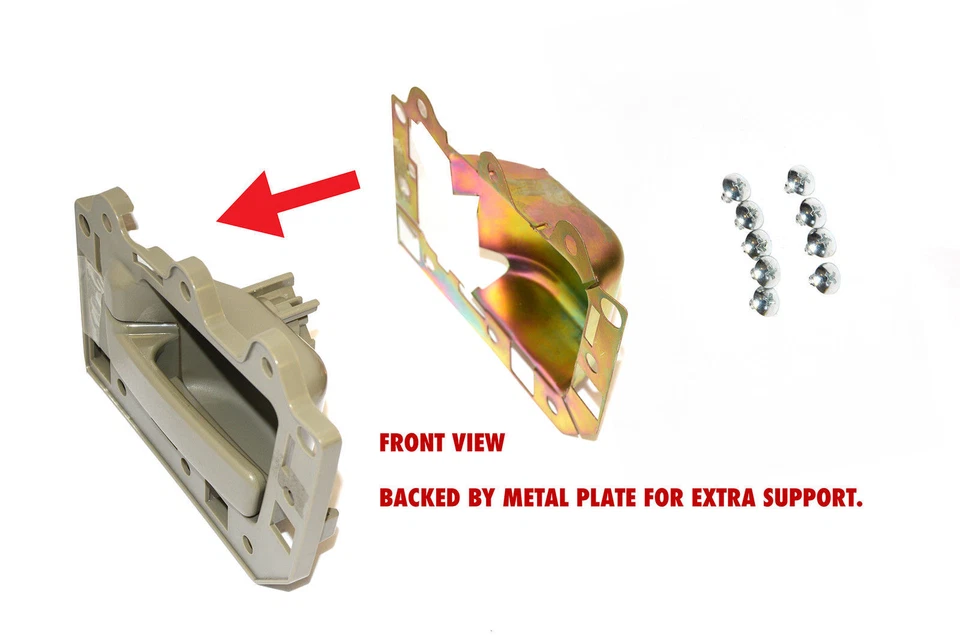 2005-2011 Para Jeep Grand Cherokee conjunto 4 peças maçaneta interna cinza DS300-NS - Imagem 4 de 4