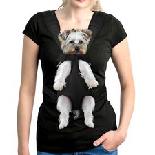 YUDODO Pet Dog Carrier Backpack Adjustable Dog Front Carrier, Legs Out Easy-F...