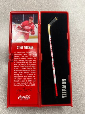 Steve Yzerman Mini Stick Case Detroit Red Wings SGA 1/14/25 NIB!