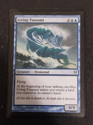 MTG Living Tsunami Zendikar 52/249 Regular Uncommon