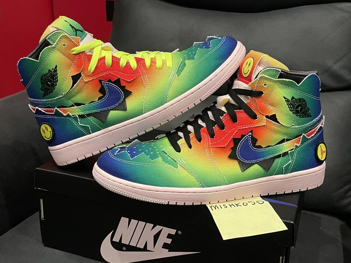 Air Jordan Retro 1 High OG J Balvin Tie-Dye Chicago Lost &