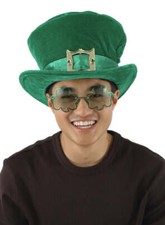 Top Hat Elope Leprechaun Hat Adults Standard Green St Patrick's Day - Preowned