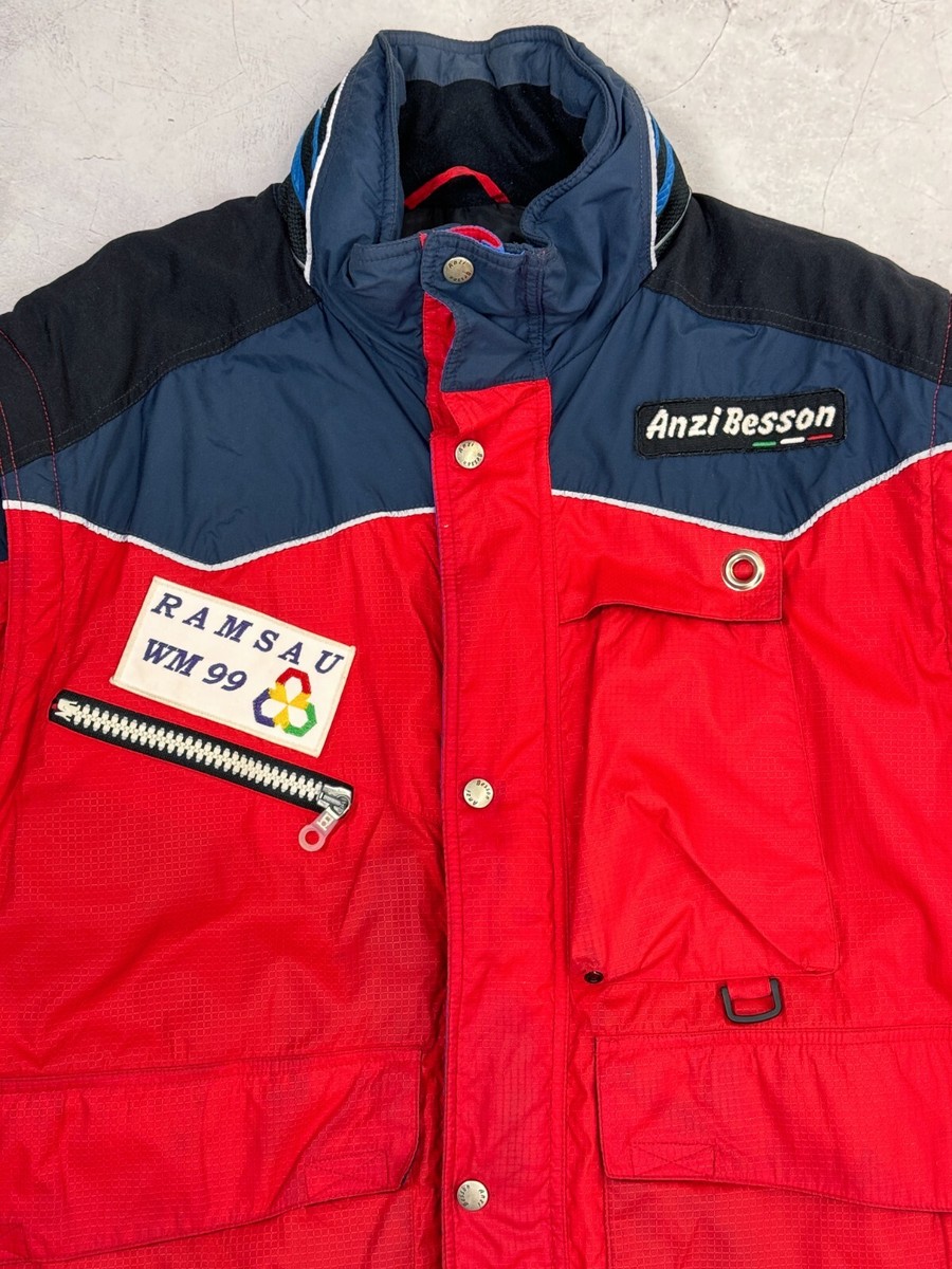 ジャケット・アウター anzi- Anzi Besson Olympic Line Vintage 80s Ski Jacket - Size XL - Etsy