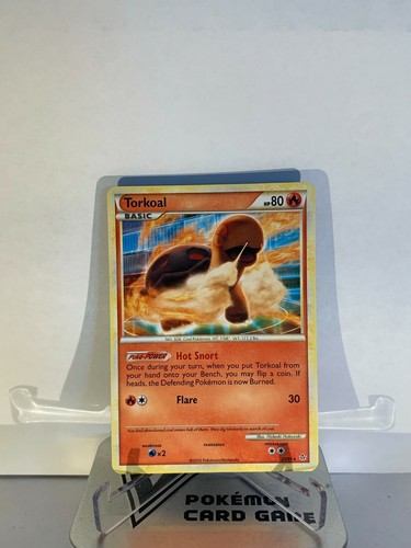 Pokemon TCG Torkoal 25/95 Rare HS Unleashed LP