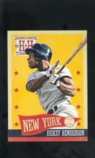 2013 PANINI BASEBALL CARD RICKEY HENDERSON #50 HOMETOWN HEROES NM-MT OAKLAND