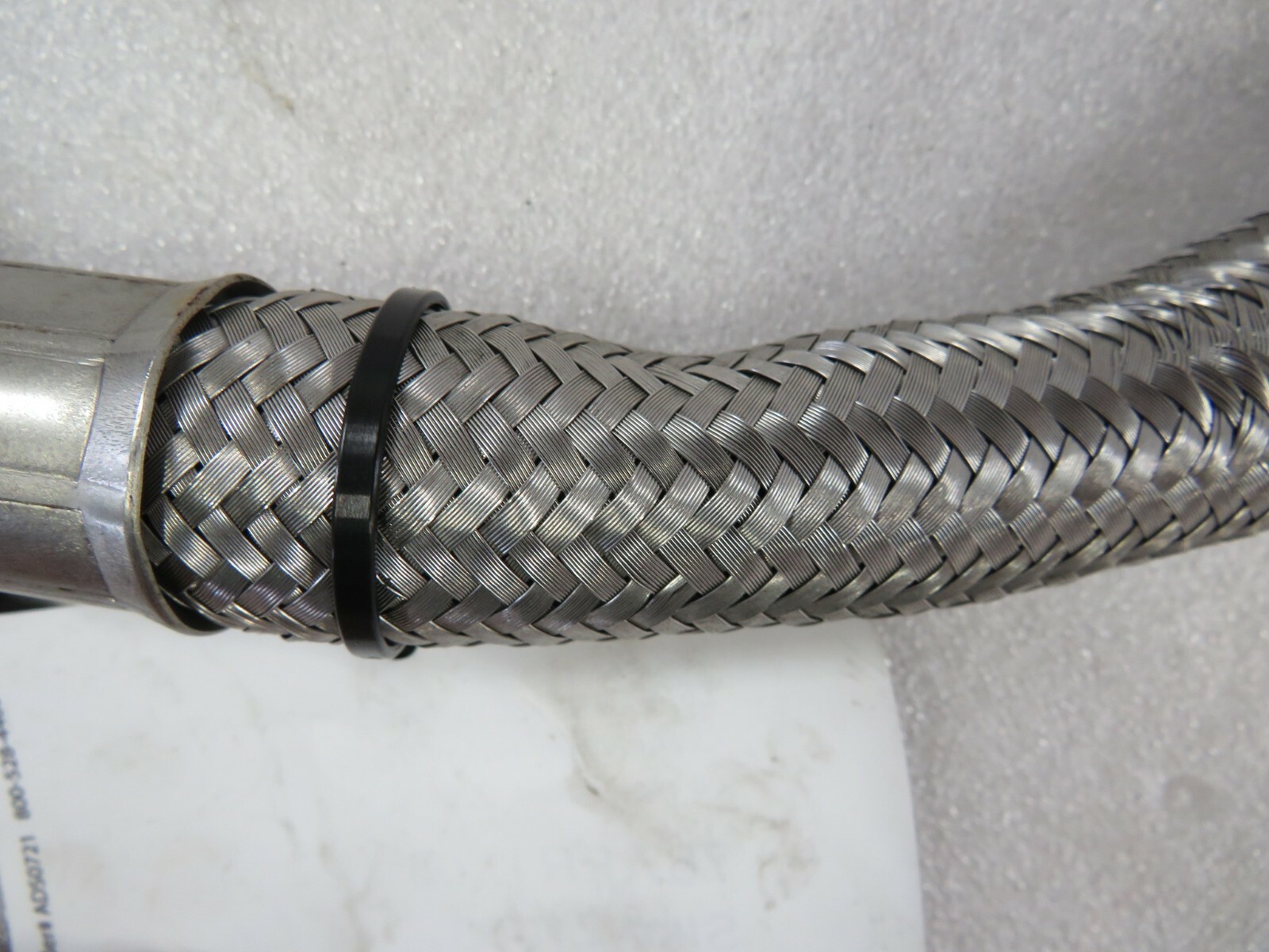 Ferrari 599 GTB, Oil Line Hose, Used, Kinked, P/N 225630