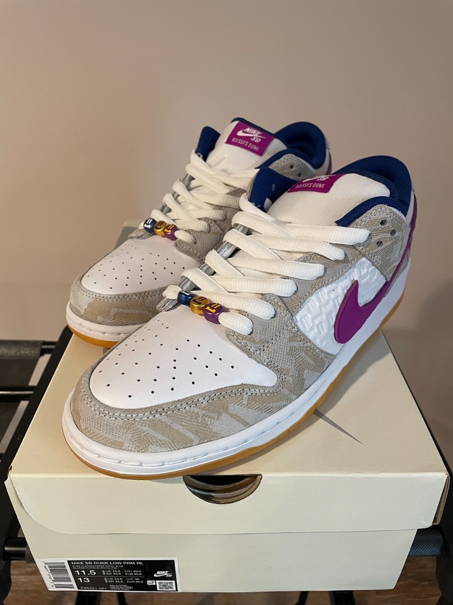 Nike SB Dunk Low Rayssa Leal Size 11.5 NEW FZ5251-001 Platinum