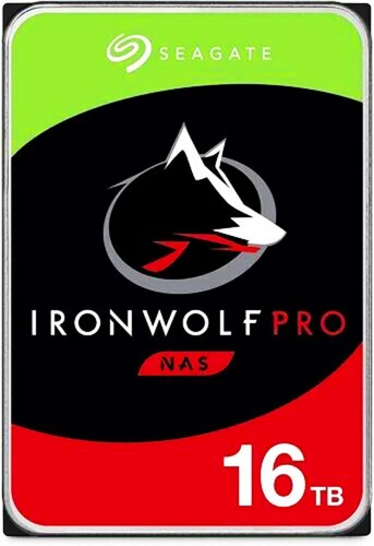 Seagate IronWolf Pro 16TB NAS HDD 7200 RPM 256MB SATA 6.0Gb/S 3.5" ST16000NE000