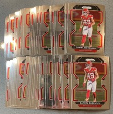 73x Lot 2021 Panini Prizm Football #193 Daniel Sorensen Base Trading Card Chiefs