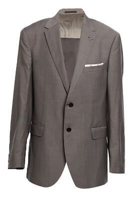 Joe Black Wool Mission Jacket in Grey Size 40 AU Smart Workwear