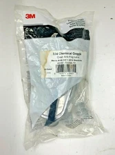 3M #334 Chemical goggles, clear anti fog