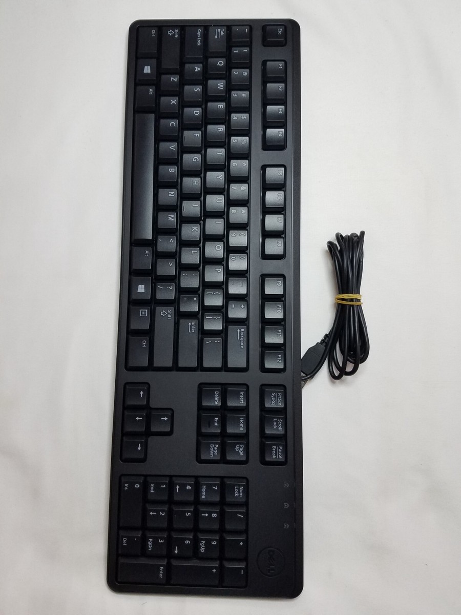 Clavier Dell KB212-B AZERTY Français - USB 2.0 - Touches Silencieuses - Occasion