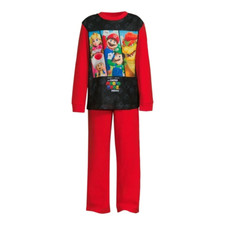 Nintendo 2-Piece Boys Long Sleeve Fleece Pajama Set - Super Mario Bros Movie PJs