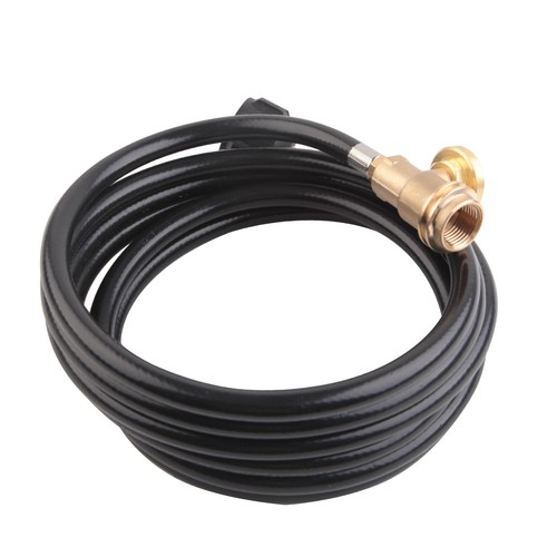 12FT Propane Extension Hose w/Gauge for Propane Tank Burner Most Propane Applian - Picture 2 of 6