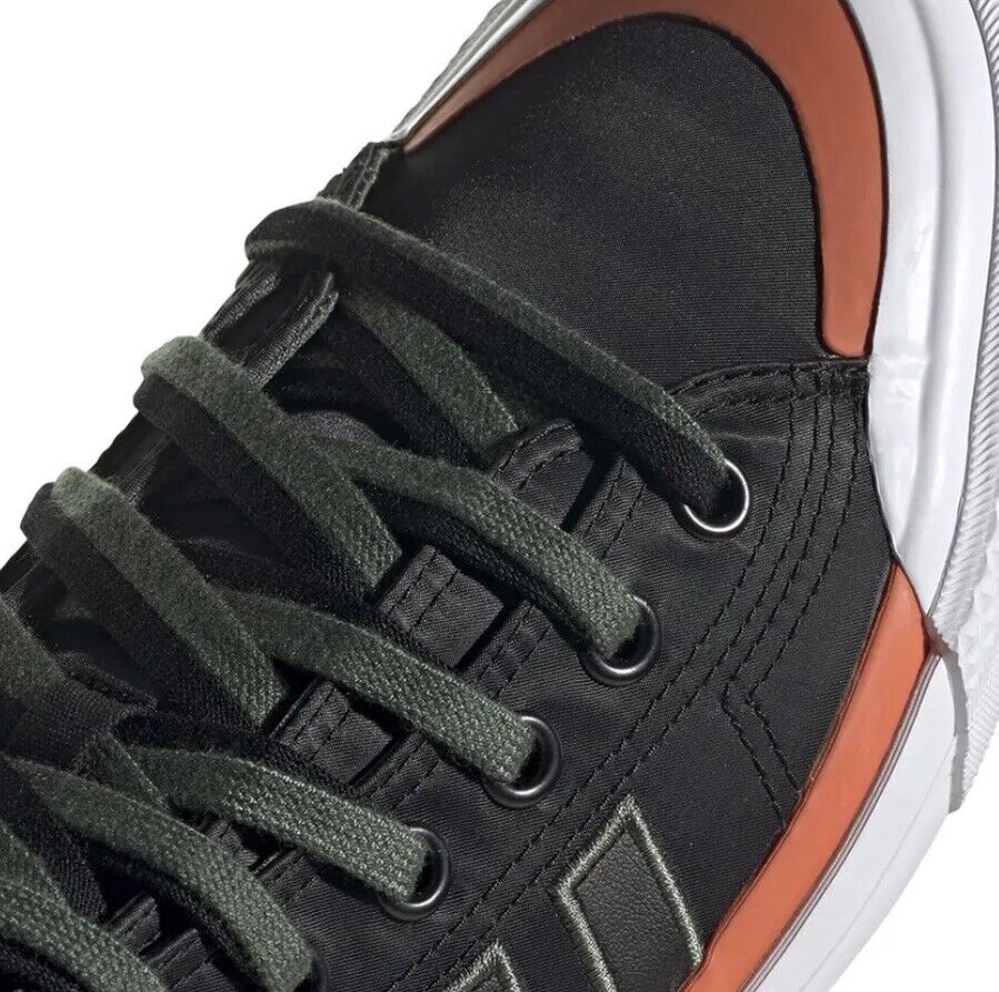 Adidas Originals Nizza Hi DL Black Green oxide Sneakers Adidas Originals Nizza Hi DL Black Green oxide Sneakers