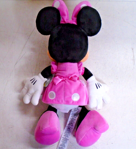 NUEVO Juguete de Peluche Rosa Disney Minnie Mouse | Mediano - 19" | Fibra de Poliéster - Imagen 4 de 11