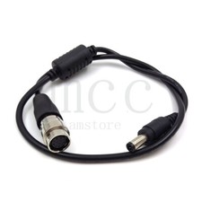 DC 12V Male to 12 Pin Hirose Cable for Fujinon Canon Cable 30CM