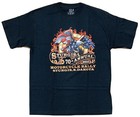 Sturgis 70th Annual Motorcycle Rally 2010 T shirt Size Large Eagle Black