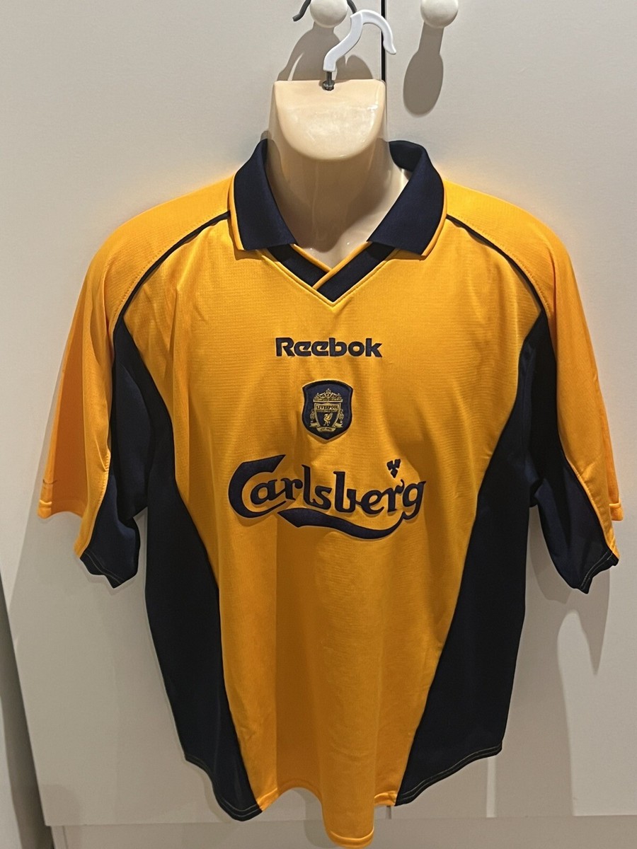 Liverpool Shirt away 2000 2001 XL Reebok Football Jersey EPL UK